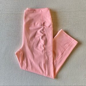RBX High Waisted Breathable Leggings in Baby Pink | Size XL
